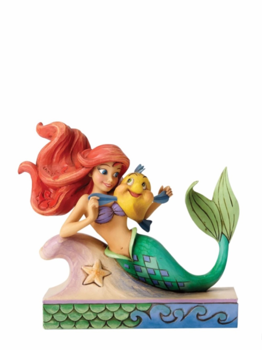 NEW Jim Shore Disney Traditions Ariel with Flounder